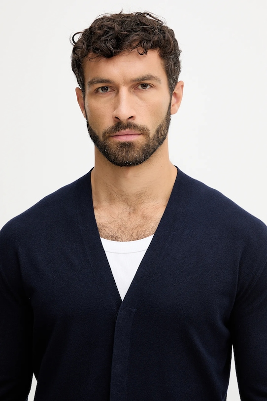 Πλεκτή ζακέτα United Colors of Benetton σκούρο μπλε 110XU601I