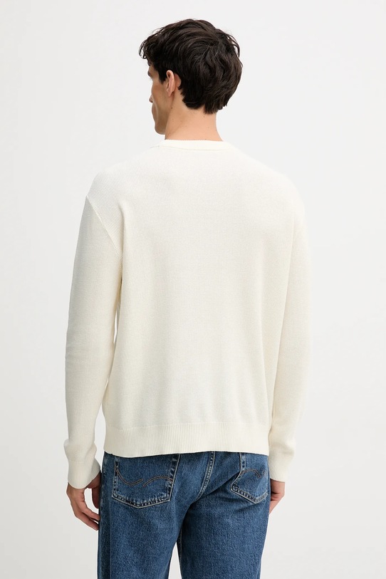 Odzież United Colors of Benetton sweter bawełniany 10C1K10AI beżowy