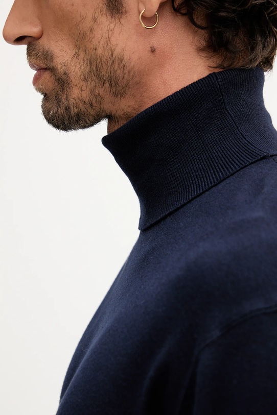 United Colors of Benetton sweter 110XU2025 granatowy