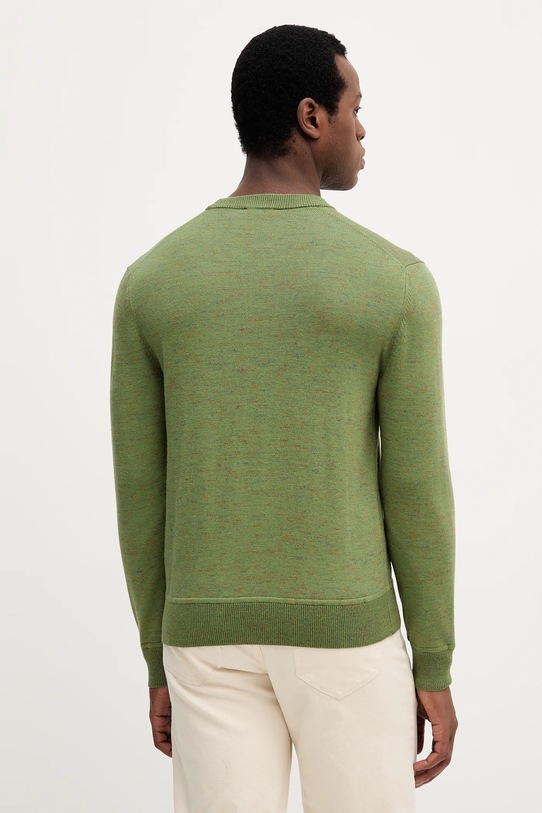 Odzież United Colors of Benetton sweter z wełną 111ZU10AB zielony