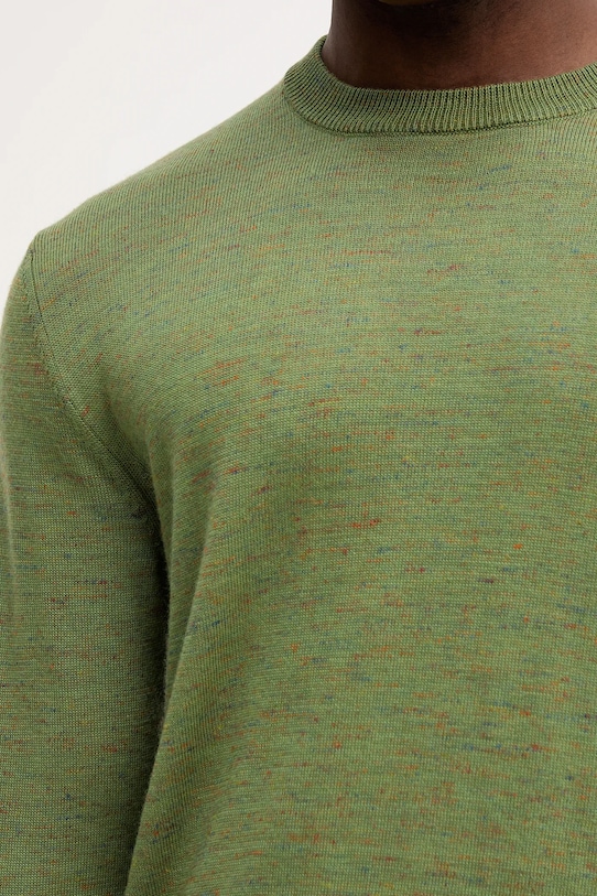 United Colors of Benetton sweter z wełną 111ZU10AB zielony