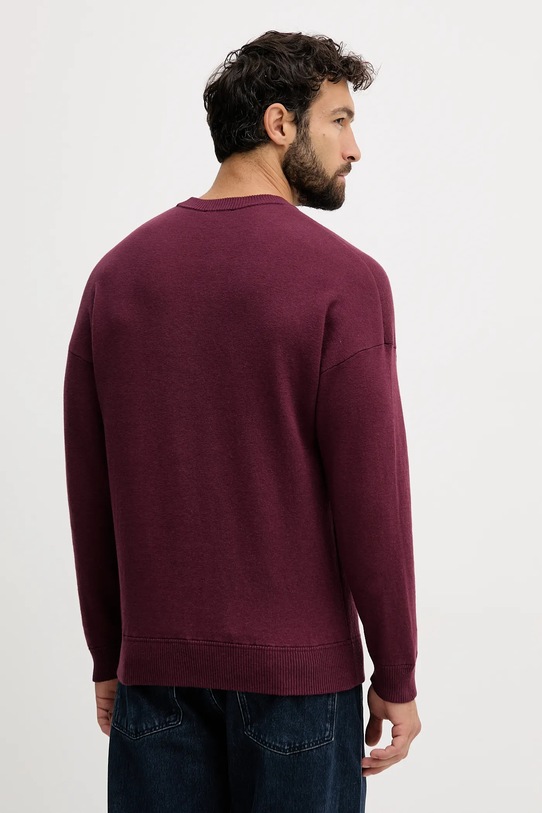 Одяг Светр із додаванням вовни United Colors of Benetton 1Y6SK10A7 бордо