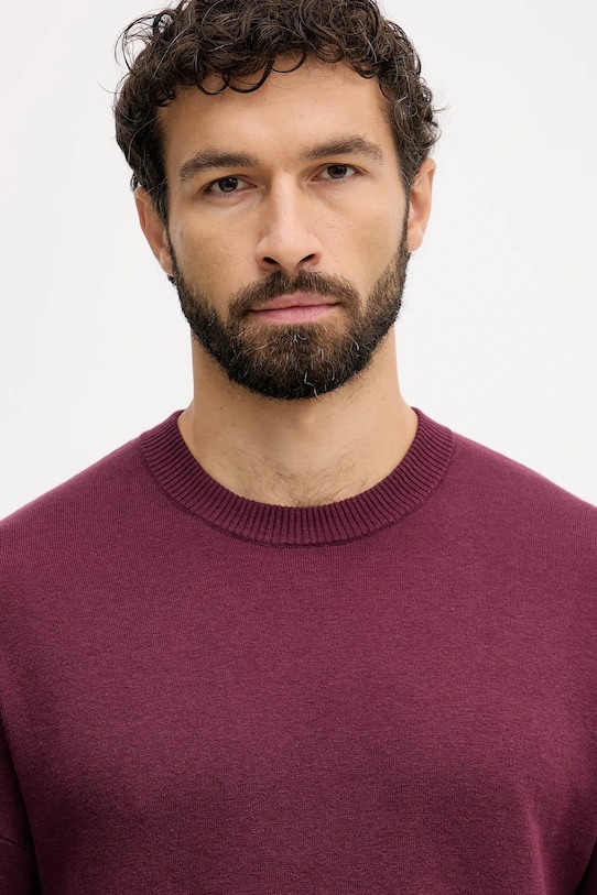 Светр із додаванням вовни United Colors of Benetton бордо 1Y6SK10A7
