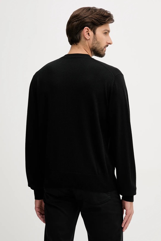Odzież Versace Jeans Couture sweter z dodatkiem wełny 79GAFM15.CMN06 czarny