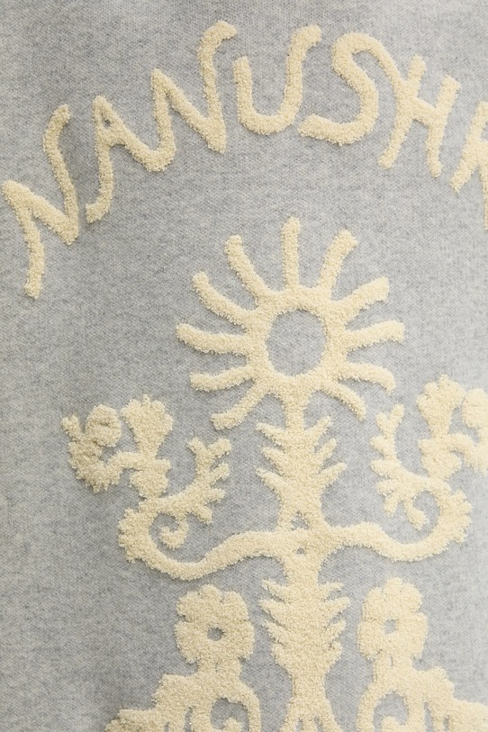 Nanushka sweter z dodatkiem wełny NU25PFSW13291 szary