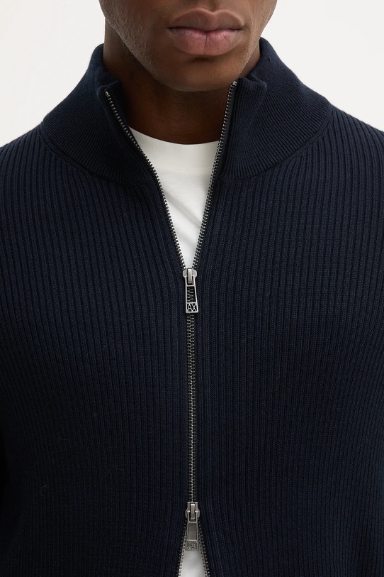 Armani Exchange kardigan z domieszką wełny XM000912.AF10348 granatowy