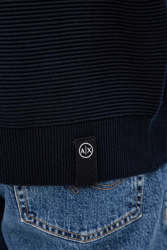 Armani Exchange sweter bawełniany XM000915.AF11967 granatowy