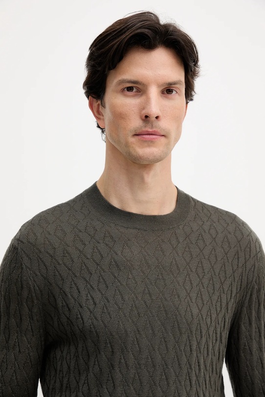 Armani Exchange sweter z dodatkiem wełny zielony XM000878.AF11982