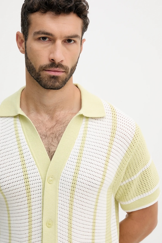 Pamučni kardigan Frescobol Carioca zelena 2599.432