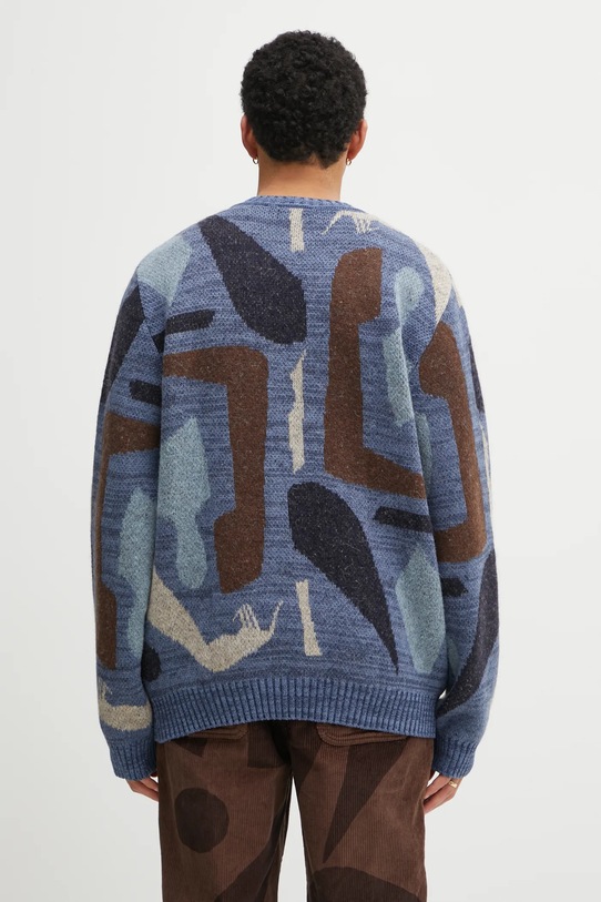 Одяг Светр із додаванням вовни by Parra Detached 54450 блакитний