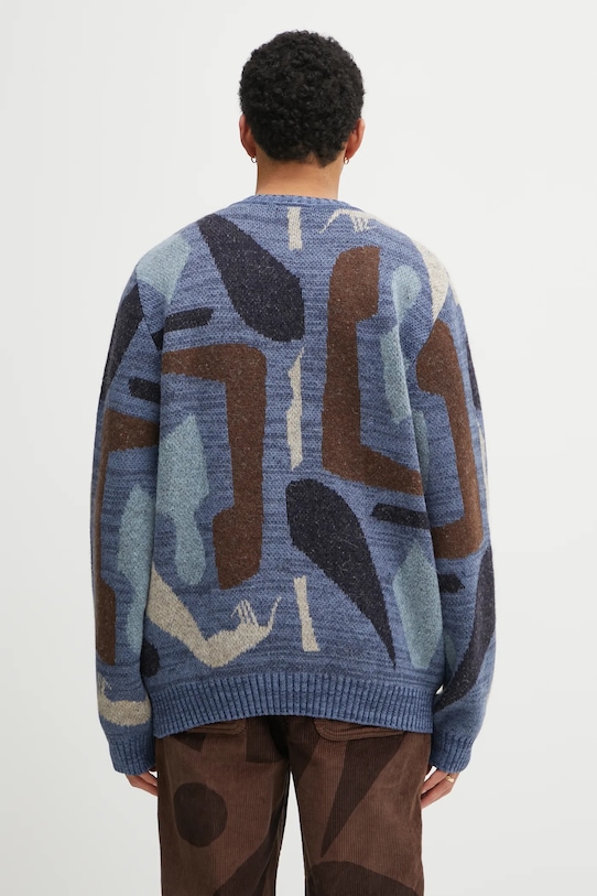 Одяг Светр із додаванням вовни by Parra Detached 54450 блакитний