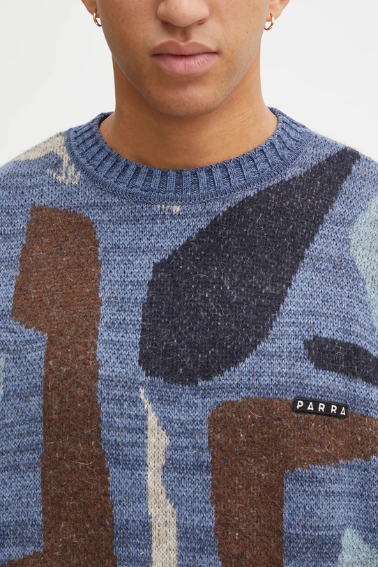 Светр із додаванням вовни by Parra Detached блакитний 54450