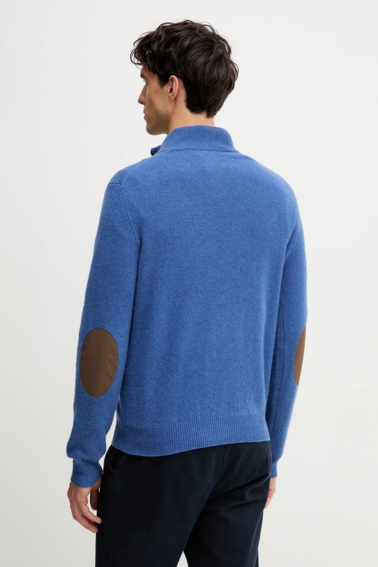 Odzież Hackett London sweter wełniany HM7000078 granatowy