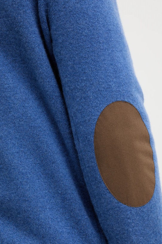 Hackett London sweter wełniany HM7000078 granatowy