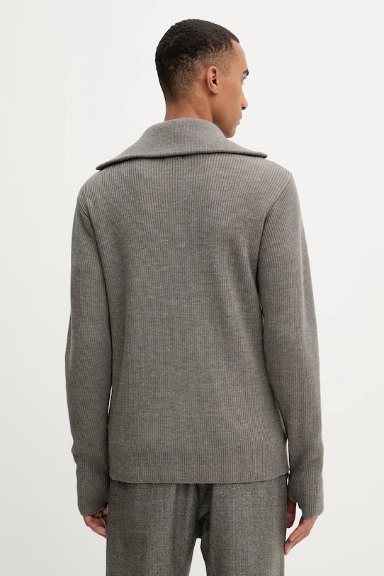 Дрехи Вълнен пуловер BARENA VENEZIA Knitwear Batigia KNU5289.305 сив