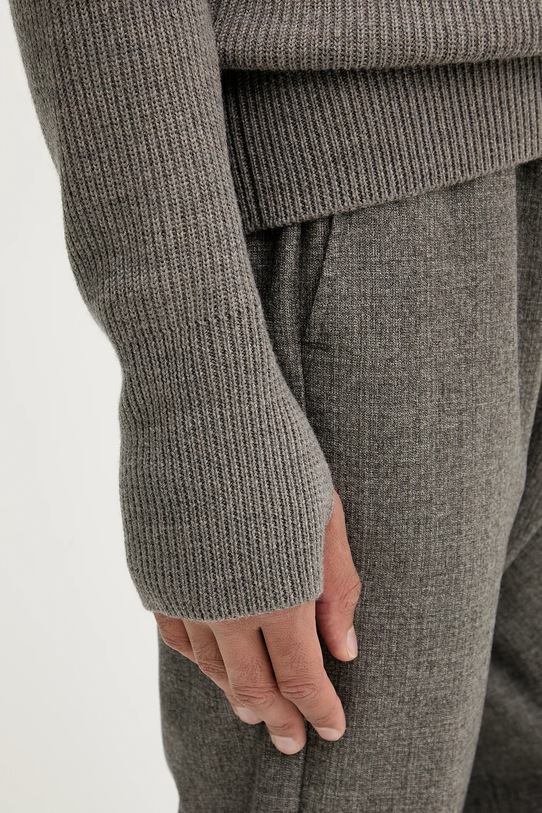 Вълнен пуловер BARENA VENEZIA Knitwear Batigia KNU5289.305 сив