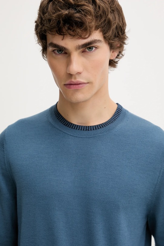 PS Paul Smith maglione in lana blu navy M2R.302Z.T21861