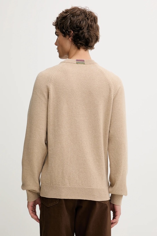 Odzież PS Paul Smith sweter wełniany M2R.487Z.T22514 beżowy