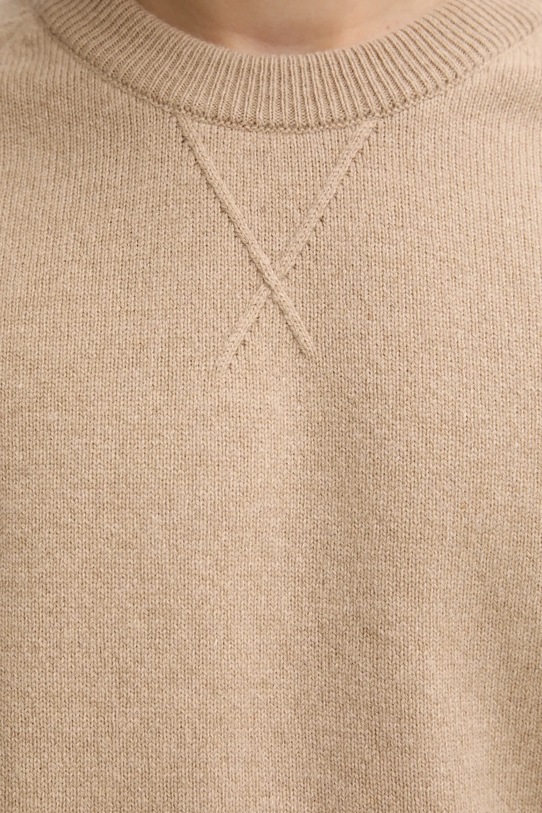 PS Paul Smith sweter wełniany M2R.487Z.T22514 beżowy