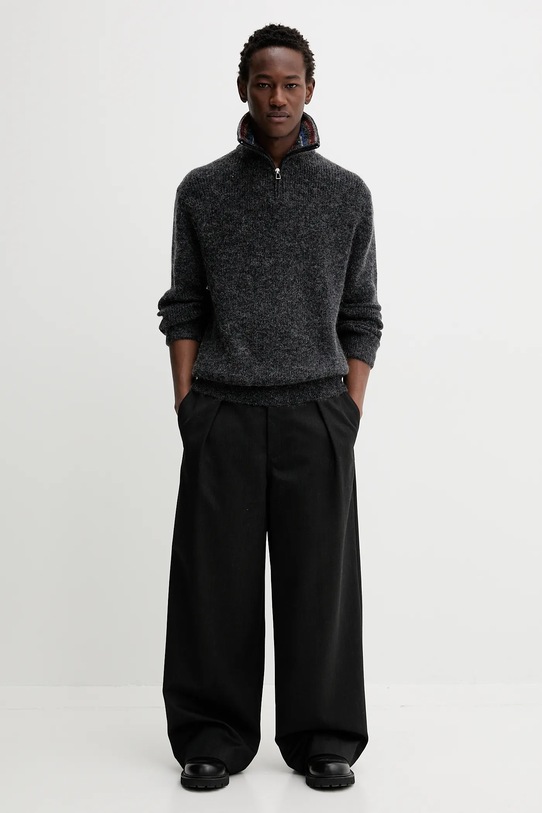 Pulover z dodatkom volne PS Paul Smith M2R.503Z.T22527 mornarsko modra AW25
