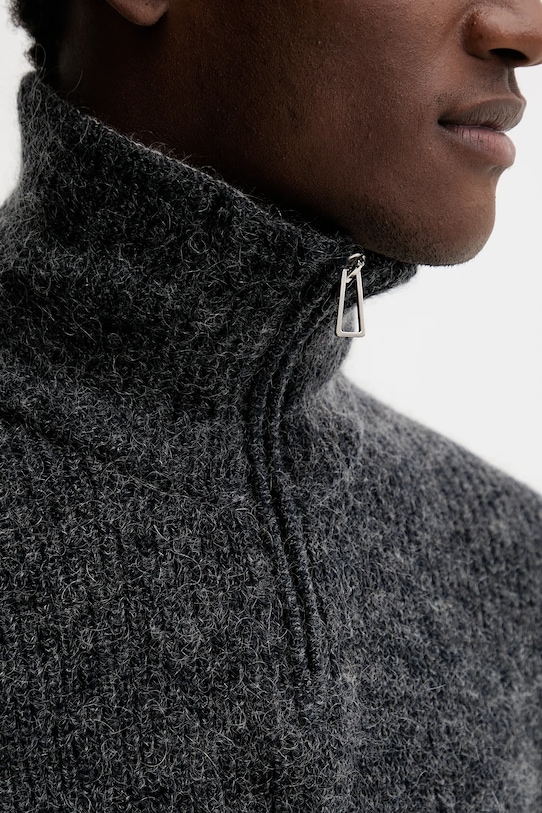 PS Paul Smith pulover din amestec de lână M2R.503Z.T22527 bleumarin