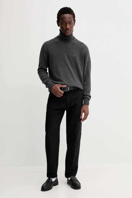 Bally pulover de cașmir MKN08O gri AW25