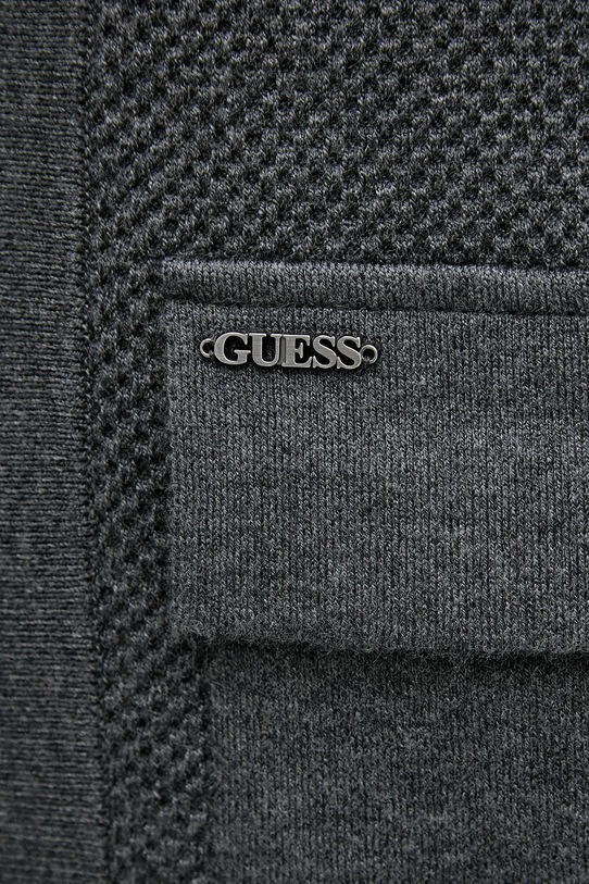 Kardigan s prímesou vlny Guess JAMISON M5BR10.Z0432 sivá