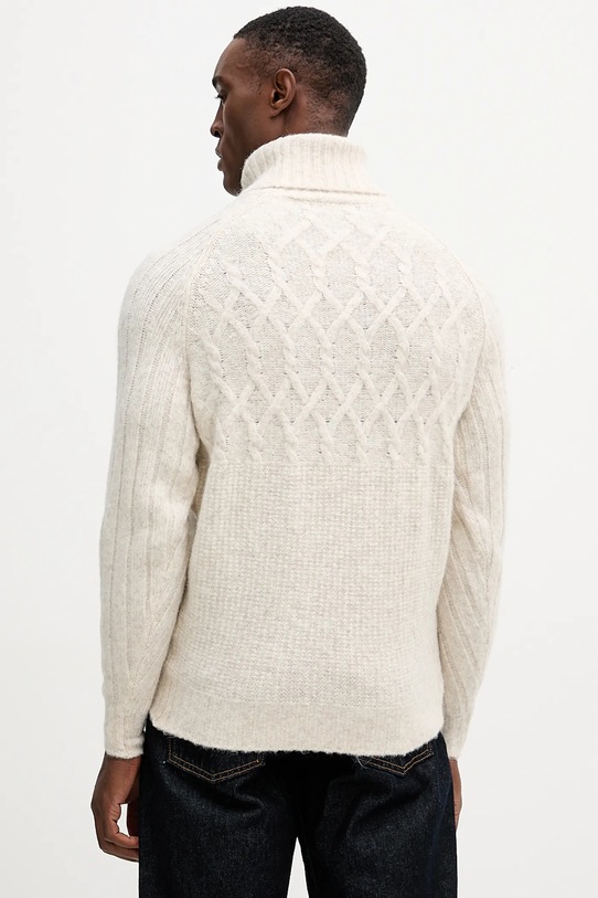 Odzież Guess sweter z domieszką wełny JEMMY M5BR16.Z0462 beżowy