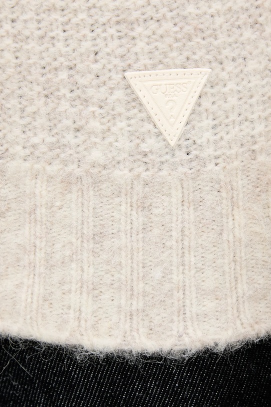 Guess sweter z domieszką wełny JEMMY M5BR16.Z0462 beżowy