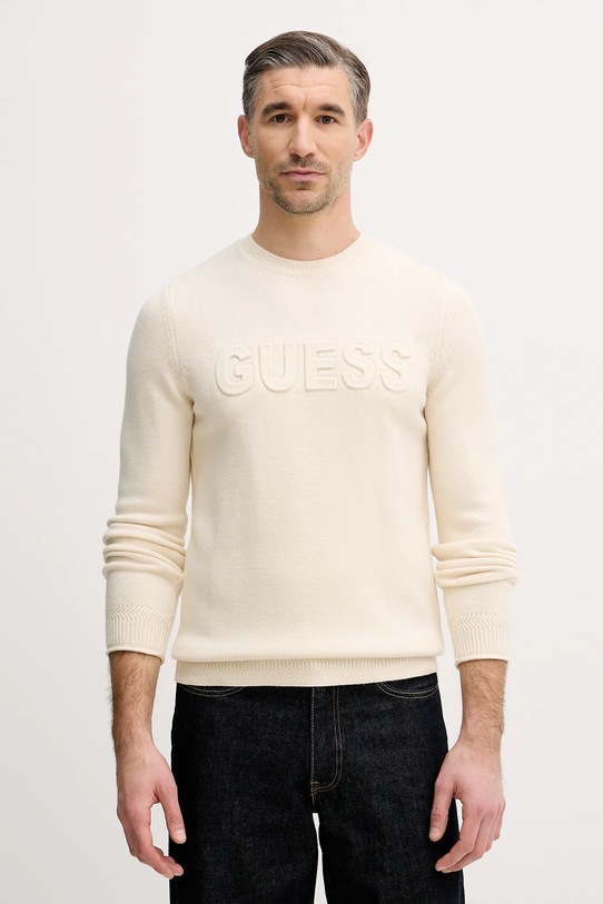 Guess sweter pozostałe beżowy M5BR35.Z2ZK2