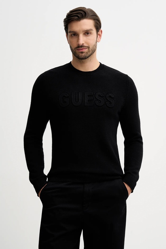 Guess sweter pozostałe czarny M5BR35.Z2ZK2
