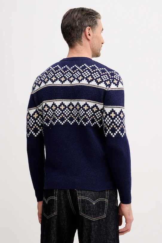 Odzież Guess sweter z domieszką wełny M5BR61.Z4142 granatowy