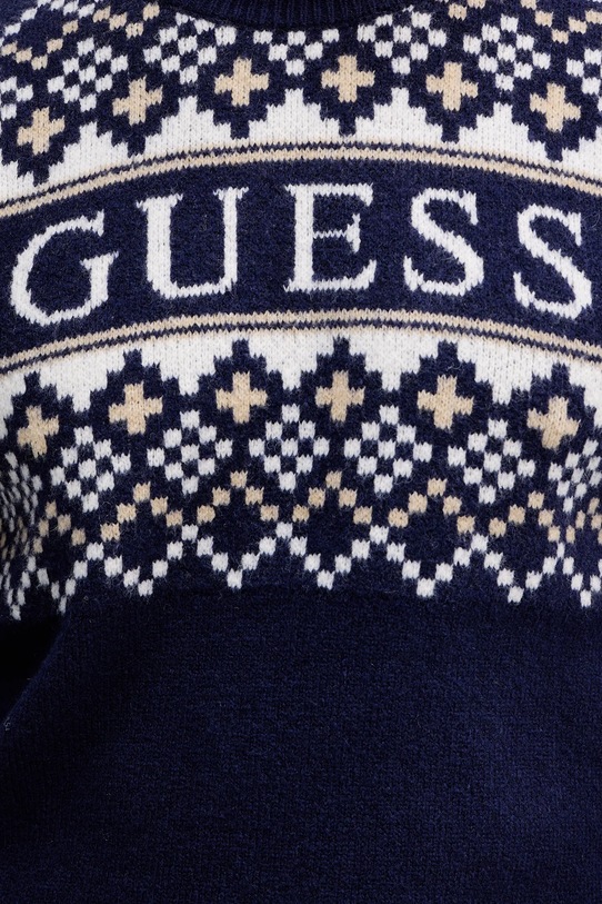 Guess sweter z domieszką wełny M5BR61.Z4142 granatowy