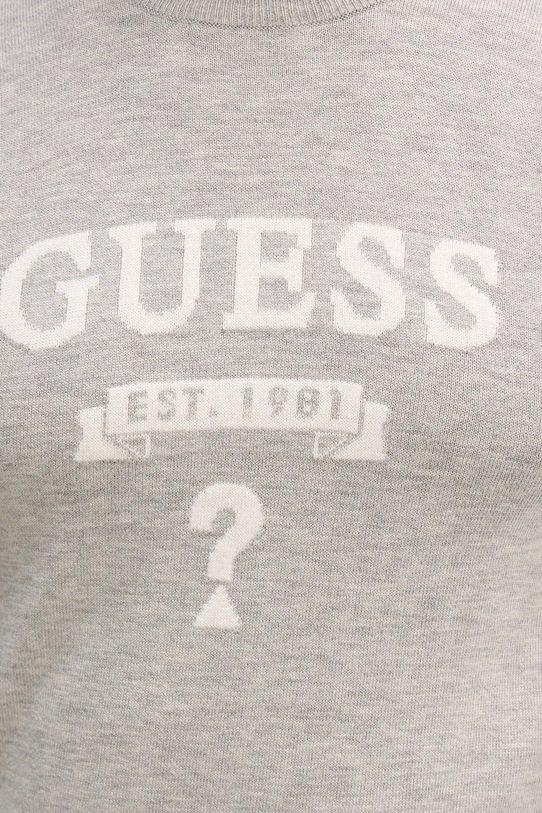 Guess sweter z domieszką jedwabiu HAMMOND M5YR00.Z0122 szary