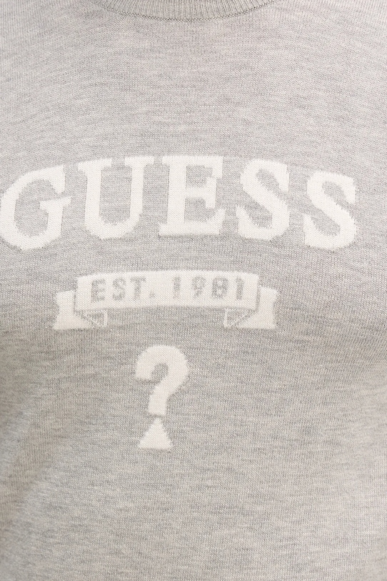 Guess sweter z domieszką jedwabiu HAMMOND M5YR00.Z0122 szary