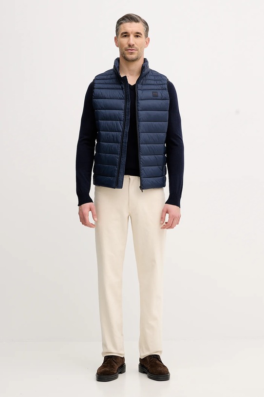 Guess sweter z domieszką jedwabiu DAREN M5YR27.Z0122 granatowy NC25