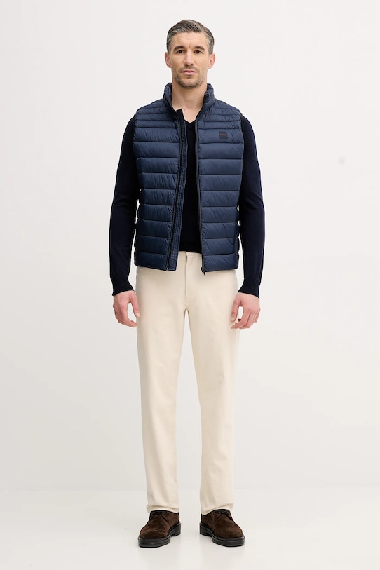 Guess sweter z domieszką jedwabiu DAREN M5YR27.Z0122 granatowy NC25