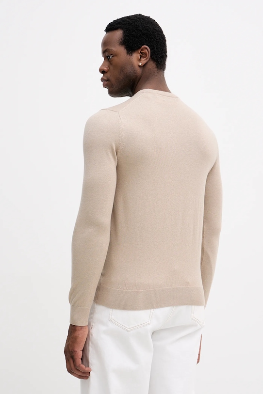 Odzież Guess sweter z domieszką jedwabiu DANIEL M5YR26.Z0122 beżowy