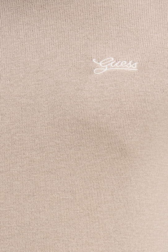 Guess sweter z domieszką jedwabiu DANIEL M5YR26.Z0122 beżowy