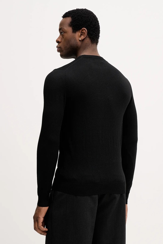 Odzież Guess sweter z domieszką jedwabiu DANIEL M5YR26.Z0122 czarny