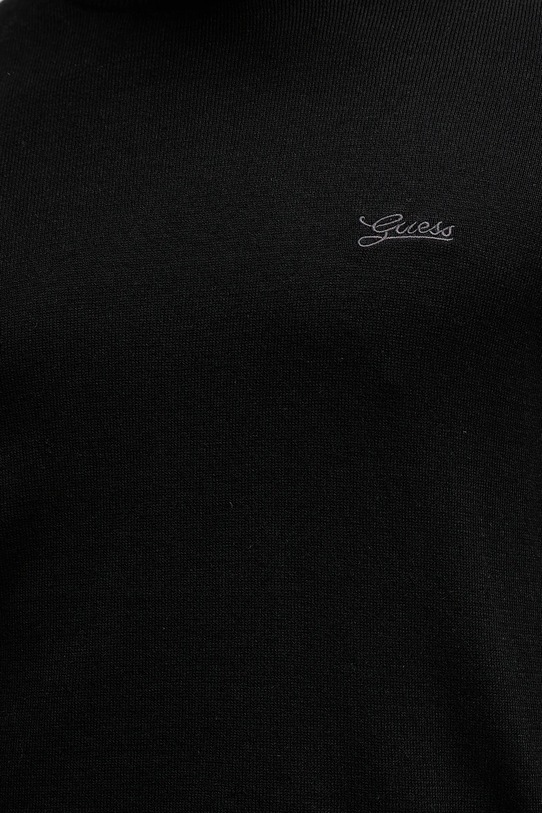 Guess sweter z domieszką jedwabiu DANIEL M5YR26.Z0122 czarny