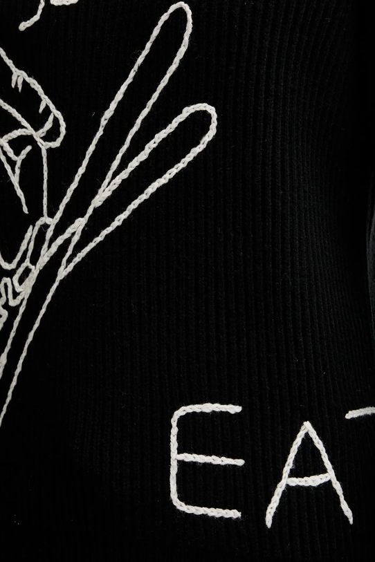 Светр із додаванням вовни EA7 Emporio Armani AF19328.7M000502 чорний