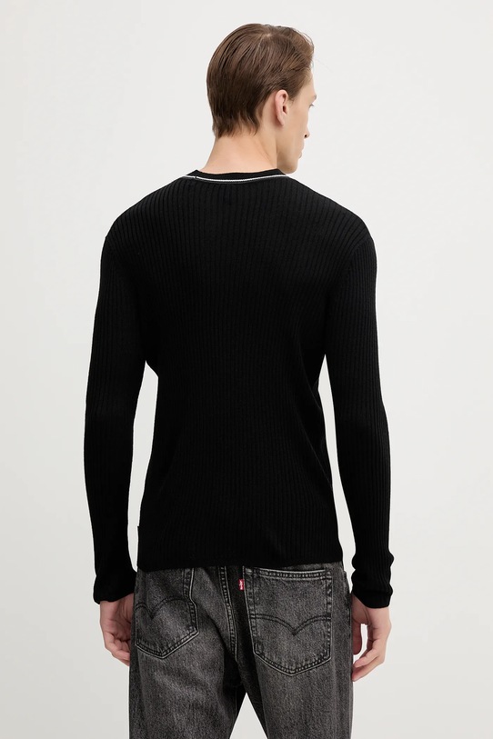 Odzież Armani Exchange sweter wełniany XM000893.AF14007 czarny