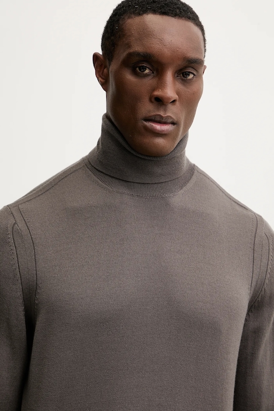 Sveter s prímesou vlny Armani Exchange sivá XM000900.AF11982