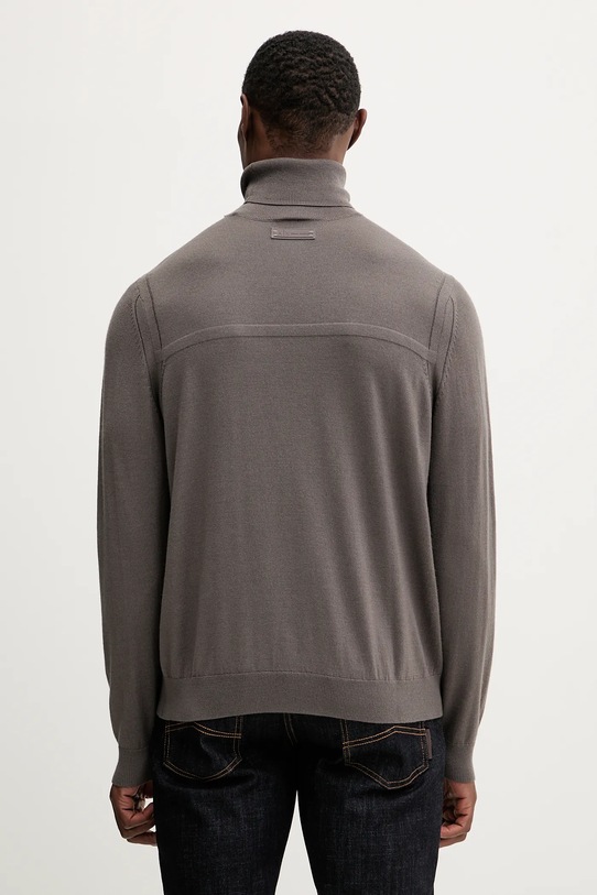 Odzież Armani Exchange sweter z dodatkiem wełny XM000900.AF11982 brązowy