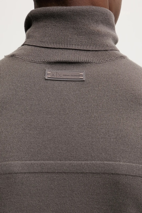Armani Exchange sweter z dodatkiem wełny XM000900.AF11982 brązowy