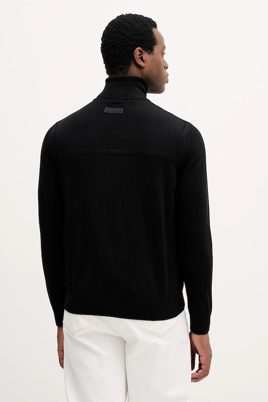 Odzież Armani Exchange sweter z dodatkiem wełny XM000900.AF11982 czarny