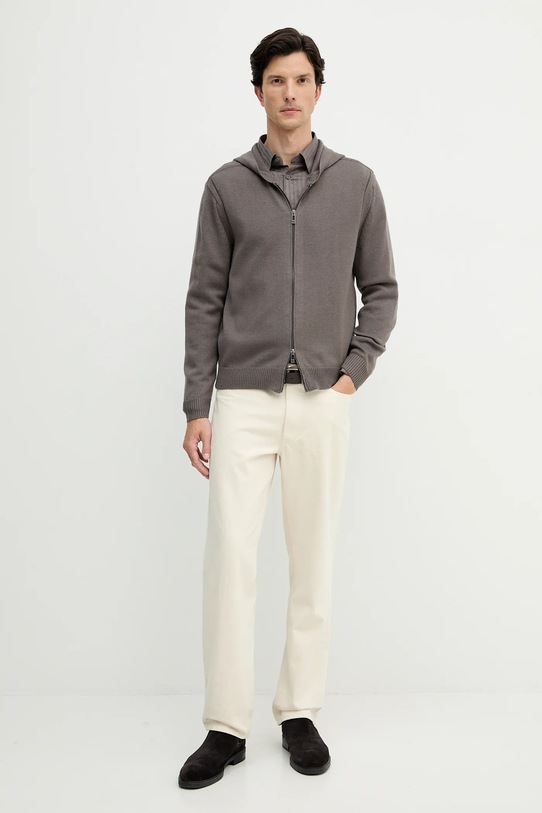 Armani Exchange sweter z dodatkiem wełny XM000905.AF14008 szary AW25