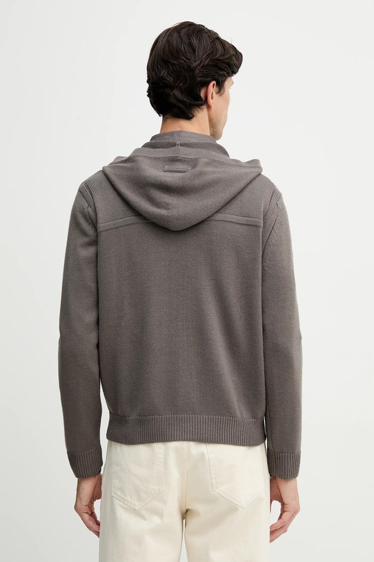 Odzież Armani Exchange sweter z dodatkiem wełny XM000905.AF14008 szary