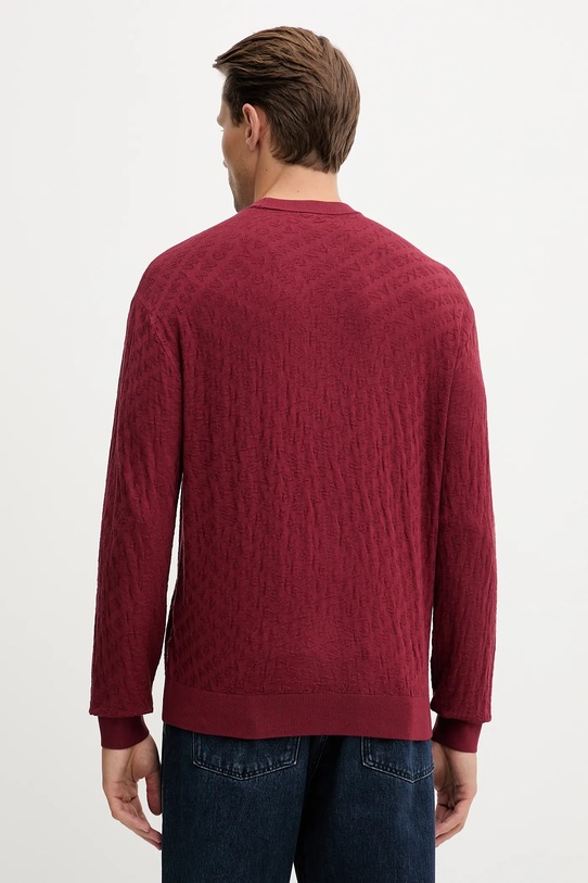 Odzież Armani Exchange sweter XM001316.AF10454 bordowy